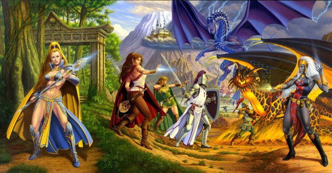 Обои картинки фото фэнтези, _larry elmore, larry, elmore
