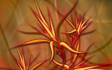 Картинка рисованные цветы