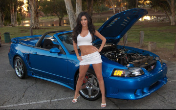 Картинка автомобили авто девушками