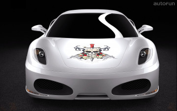 Картинка novitec ferrari f430 calavera автомобили 3д