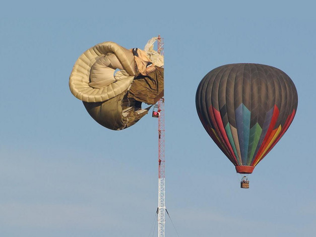 Обои картинки фото авиация, воздушные, шары