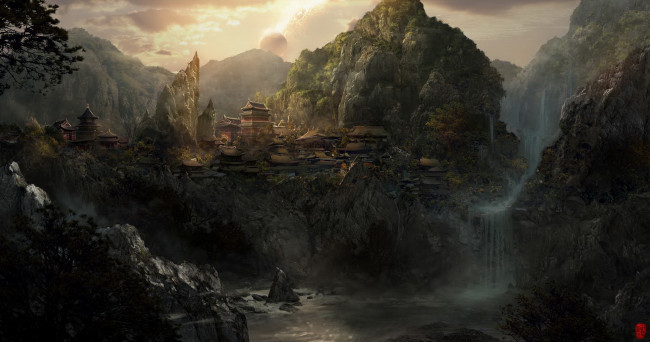 Обои картинки фото фэнтези, пейзажи