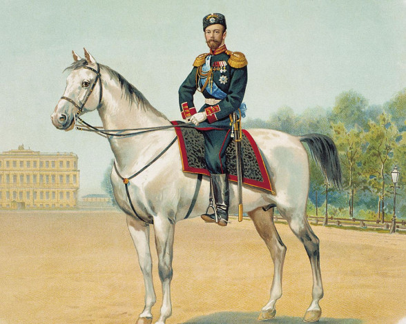Обои картинки фото царь, николай, ii, рисованные, люди