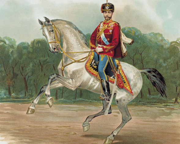 Обои картинки фото царь, николай, ii, рисованные, люди