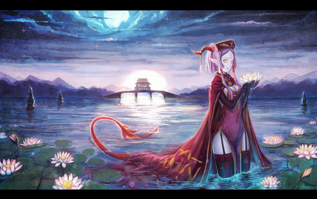 Обои картинки фото аниме, pixiv, fantasia