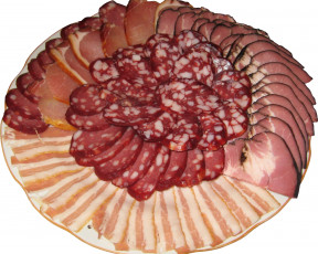 Картинка еда колбасные изделия колбаса шинка