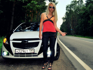 Картинка автомобили авто девушками