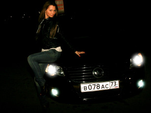 Картинка автомобили авто девушками