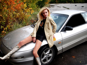 Картинка автомобили авто девушками