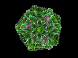 Картинка 3д графика fractal фракталы фон узор цвета