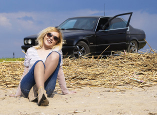 Картинка автомобили авто девушками