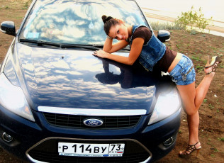 Картинка автомобили авто девушками