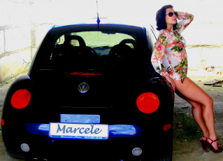 Картинка автомобили авто девушками