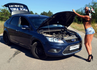 Картинка автомобили авто девушками