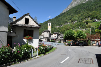 Картинка города улицы площади набережные ticino lavertezzo швейцария