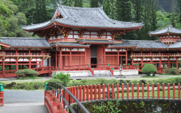 Картинка города буддистские другие храмы парк храм крыша ограда пагода