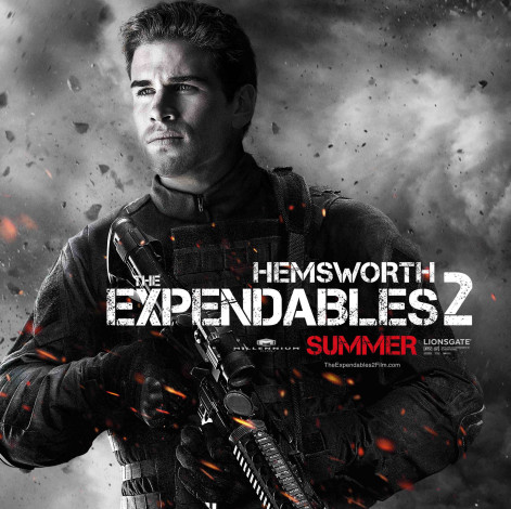 Обои картинки фото the, expendables, кино, фильмы, liam, hemsworth