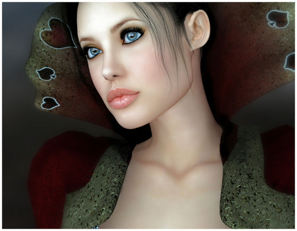 Обои картинки фото 3д, графика, portraits, портрет, дева