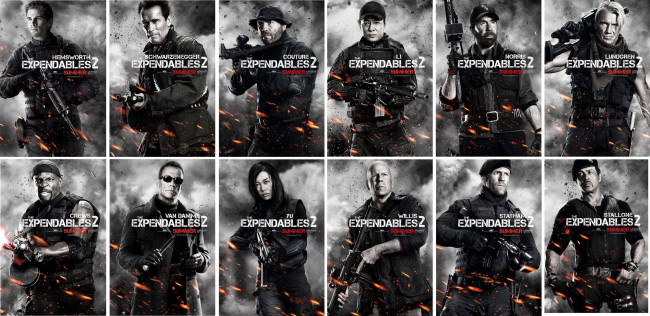 Обои картинки фото the, expendables, кино, фильмы, sylvester, stallone, bruce, willis, liam, hemsworth, jet, li, scott, adkins, arnold, schwarzenegger, terry, crews, chuck, norris, dolph, lundgren, jason, statham, nan, yu, jean, claude, van, damme