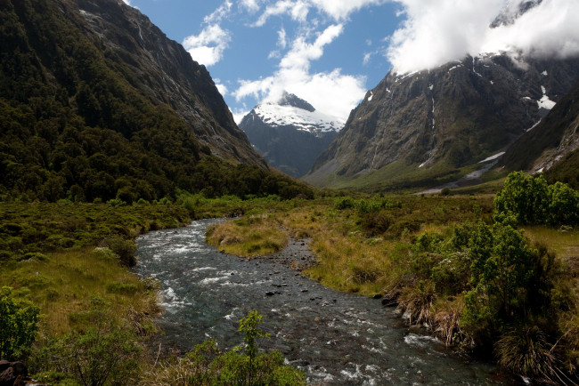 Обои картинки фото природа, горы, new, zealand