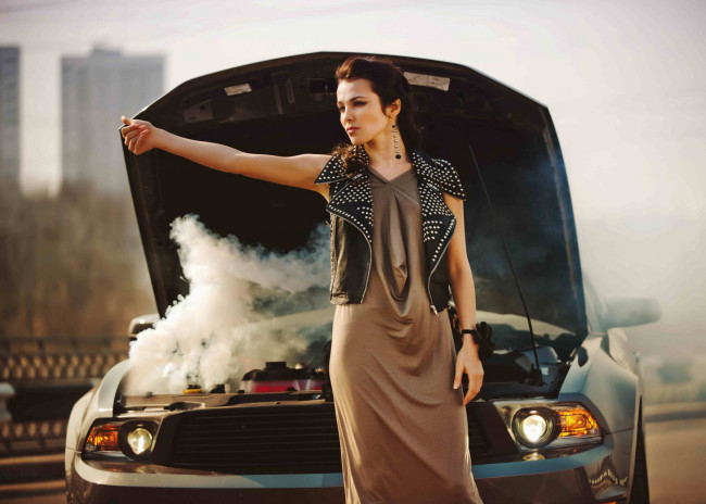 Обои картинки фото автомобили, авто, девушками