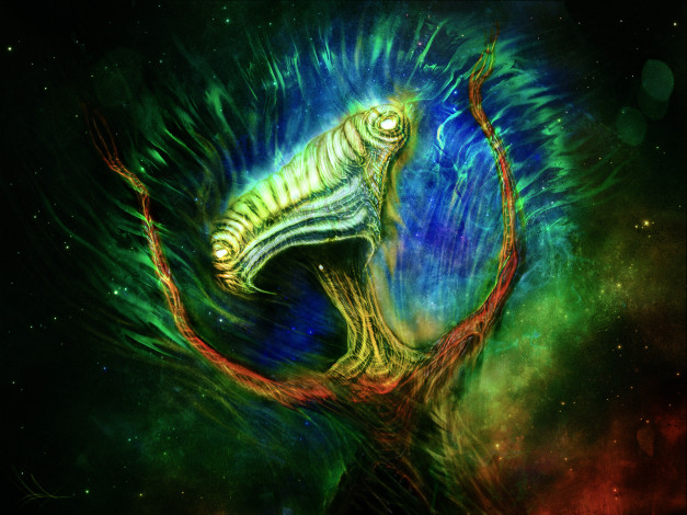 Обои картинки фото фэнтези, существа, глаза, руки