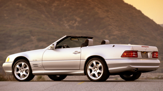 Обои картинки фото mercedes, sl, автомобили, benz, daimler, ag, германия