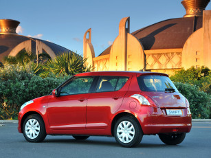 Картинка автомобили suzuki красный za-spec 5-door swift