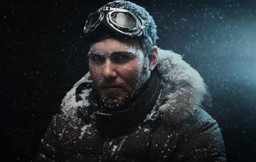 Картинка мужчины -+unsort холод шапка куртка очки капюшон снег парень