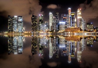 Картинка singapore города сингапур+ сингапур небоскребы