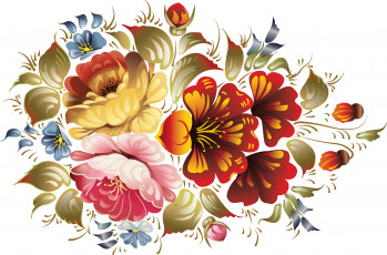 обоя векторная графика, цветы , flowers, цветы, лепестки, фон