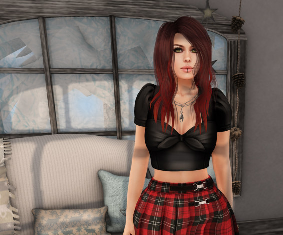 Обои картинки фото 3д графика, люди , people, интерьер, рыжая, фон, девушка, взгляд