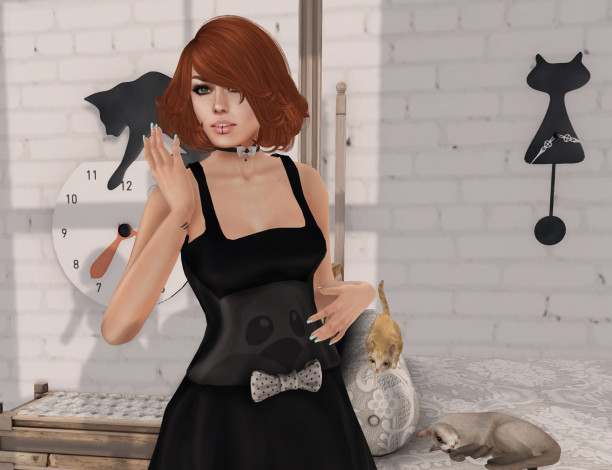 Обои картинки фото 3д графика, люди , people, фон, взгляд, девушка, интерьер, рыжая