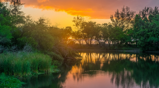 Обои картинки фото природа, восходы, закаты, рассвет