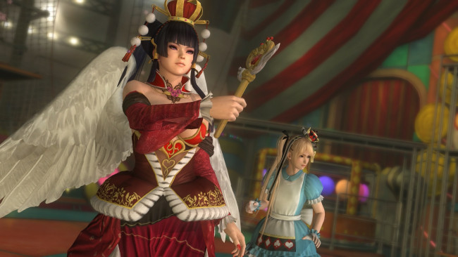 Обои картинки фото 3д графика, аниме , anime, девушка, взгляд, фон, ангел, поза, nyotengu, and, marie