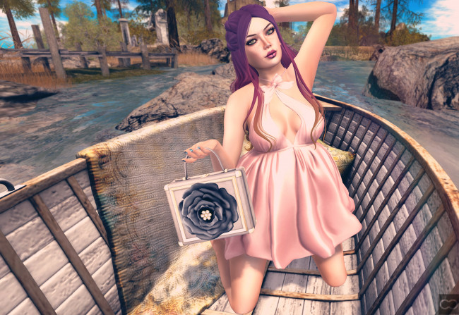 Обои картинки фото 3д графика, люди , people, девушка, взгляд, фон, рыжая