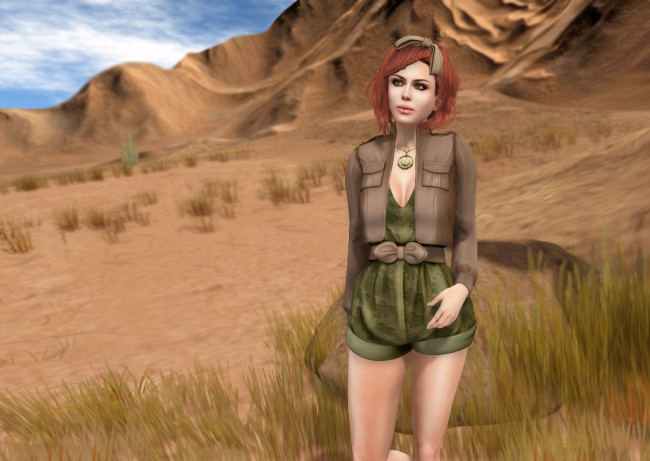 Обои картинки фото 3д графика, люди , people, взгляд, рыжая, фон, девушка