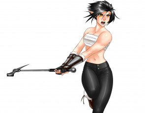 Картинка рисованное люди девушка взгляд фон