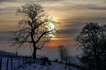 Картинка природа восходы закаты простор