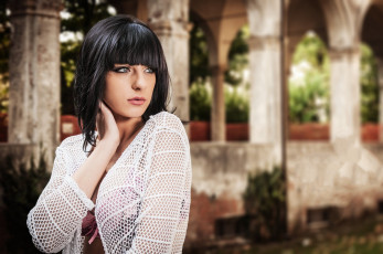 Картинка девушки -unsort+ брюнетки +шатенки взгляд лицо