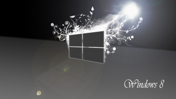Картинка компьютеры windows+8 фон логотип