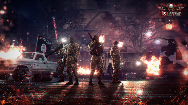 Обои картинки фото is defense, видео игры, action, шутер, is, defense, аркада