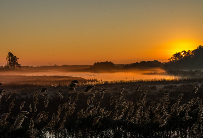 Обои картинки фото природа, восходы, закаты, простор