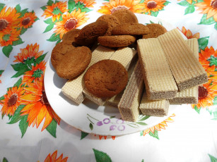 Картинка еда пирожные +кексы +печенье печенье вафли