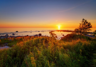 Картинка природа восходы закаты простор