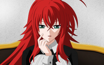 Картинка аниме highschool+dxd взгляд девушка фон