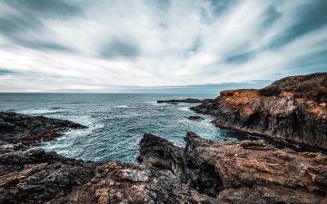 Картинка природа побережье скалы море