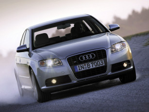 Картинка audi+s4 автомобили audi белый