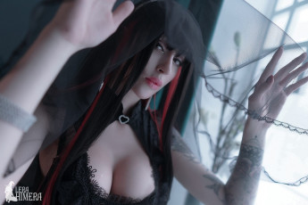 Картинка девушки valery+himera+ lera+himera костюм образ тату вуаль