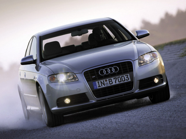 Обои картинки фото audi s4, автомобили, audi, белый